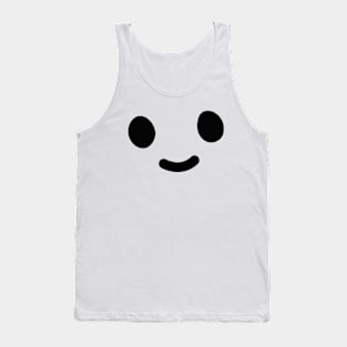 Smiley Doodle Friend - Black Tank Top